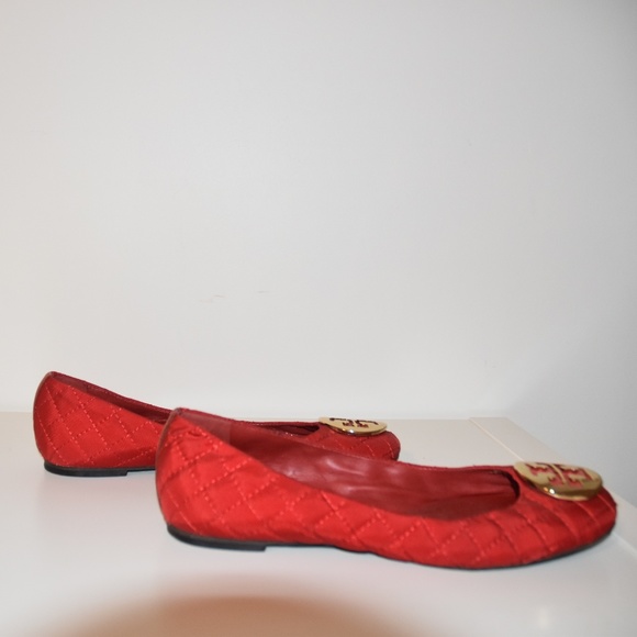 Tory Burch Red Ballet Flats - Picture 6 of 7
